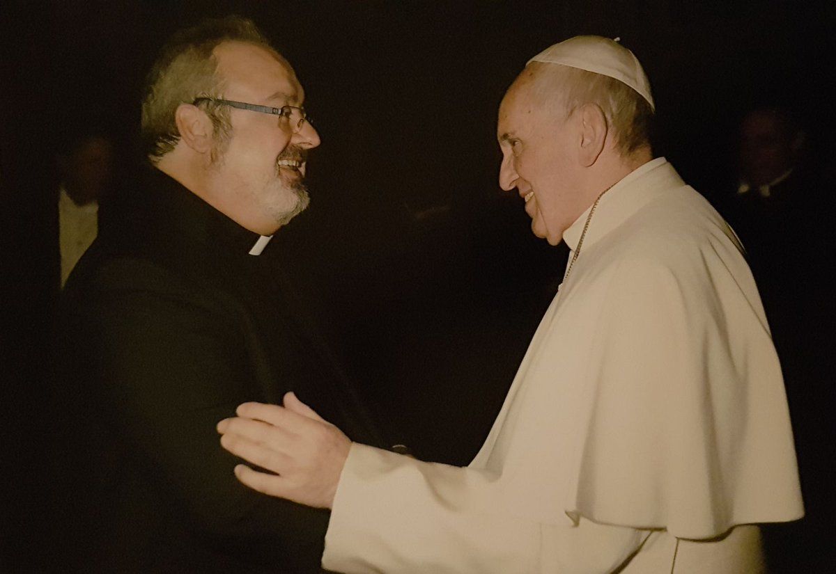 Ramón Tejero y el Papa Francisco