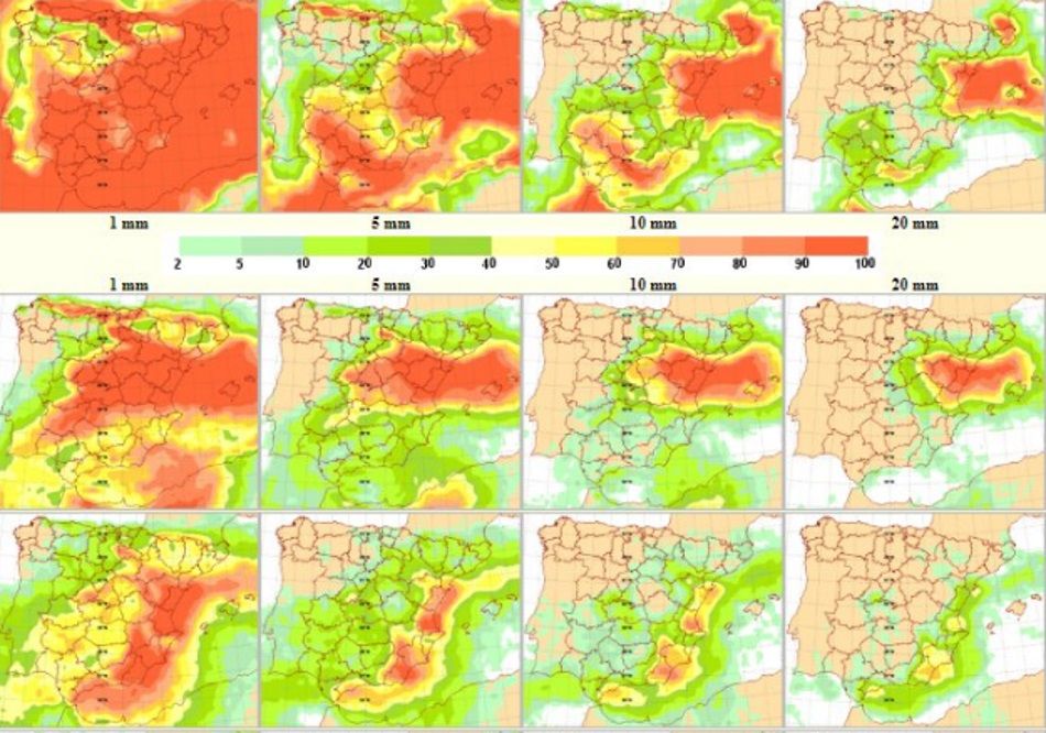 Gráfico de la Aemet sobre la gota fría