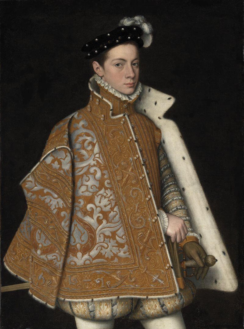 Alejandro Farnesio de adolescente, retratado muy posiblemente por la pintora Sofonisba Anguissola. National Gallery of Ireland.