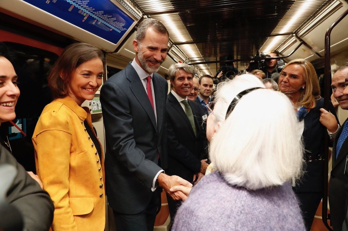 El Rey preside el acto conmemorativo del Centenario de la puesta en funcionamiento de la primera línea de Metro de Madrid (L-1 Sol-Cuatro Caminos)
