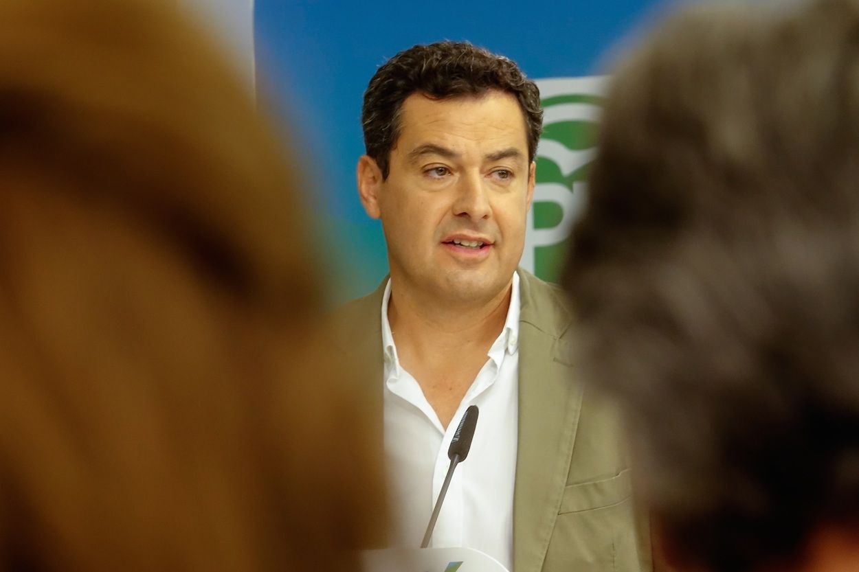 Juan Manuel Moreno, presidente del PP A. EDUARDO BRIONES/EUROPA PRESS