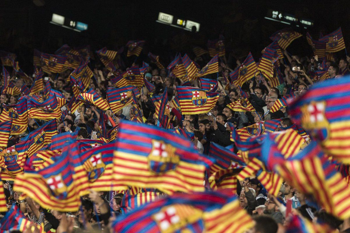 Seguidores del Barça en un encuentro.
