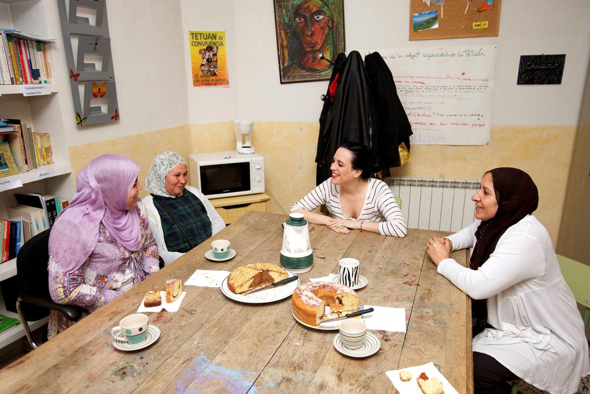 Imagen facilitada por la Obra Social la Caixa sobre los proyectos de interculturalidad en los que colabora