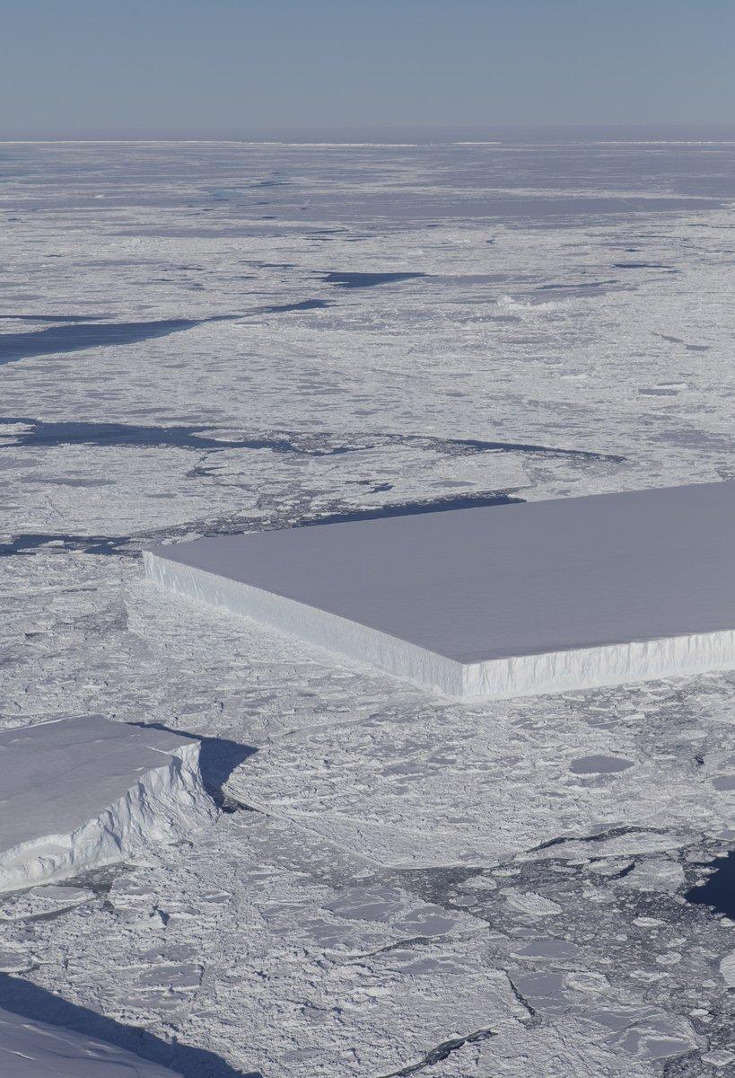 Iceberg tabular. Foto: NASA