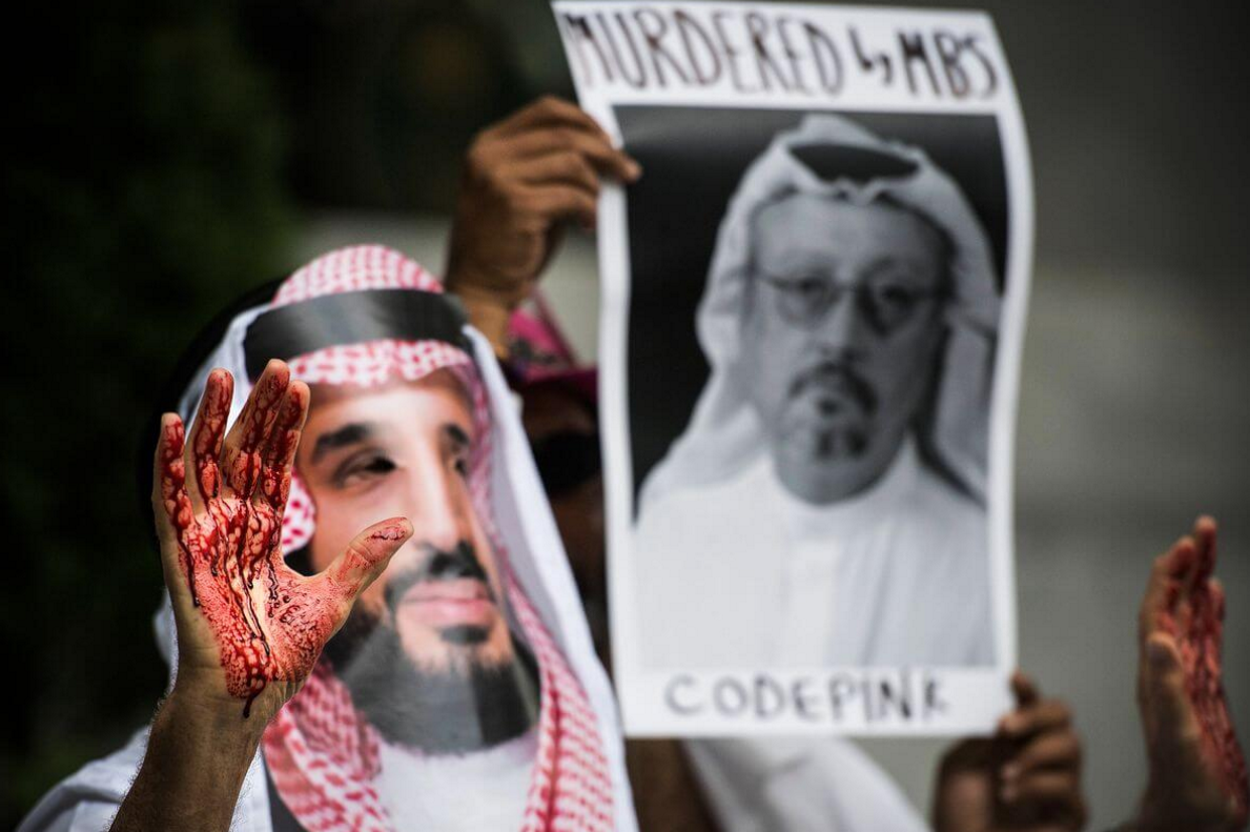 Protestas por la muerte del periodista Jamal Khashoggi. Twitter