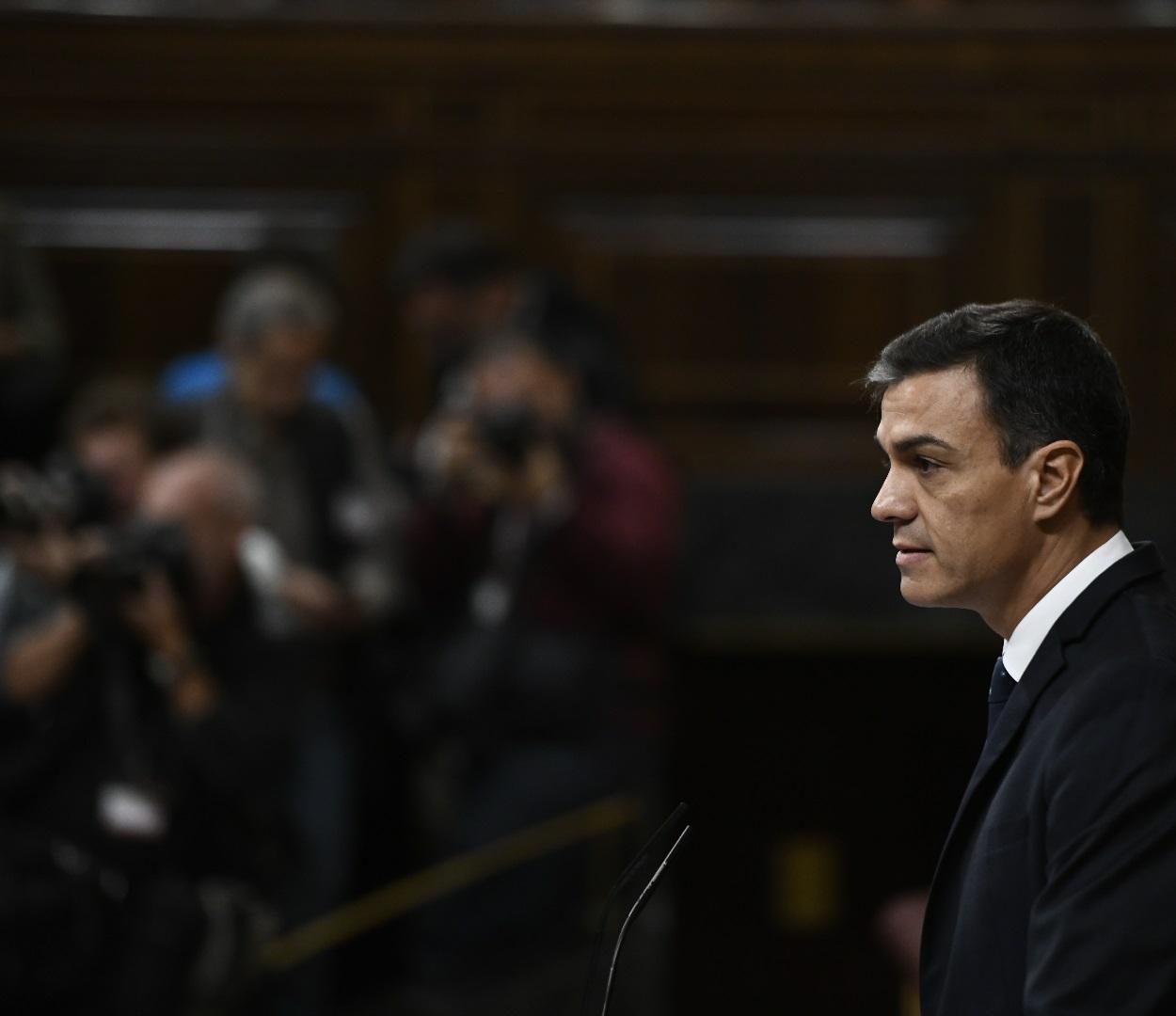 El presidente del Gobierno, Pedro Sánchez