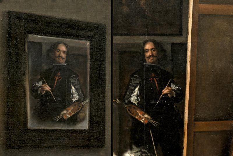 Si Velázquez se autorretrató con un espejo, su pintura no sería una copia exacta de la realidad, si no una copia de la realidad invertida.