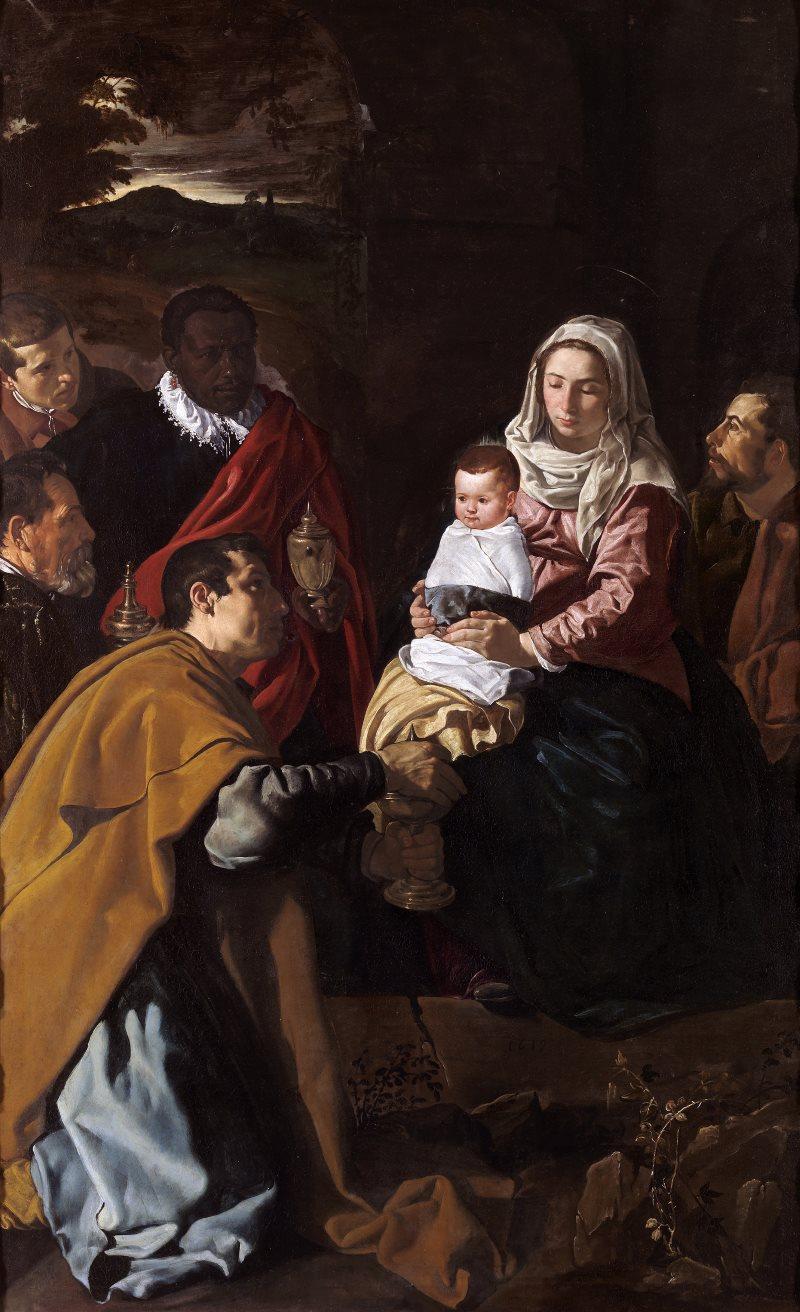 Adoración de los Magos, una obra en la que solo cabe pensar en pinceladas del joven Diego Velázquez.