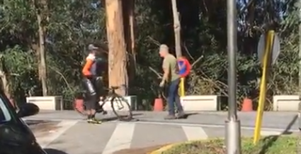 Brutal agresión a dos ciclistas en Pontevedra