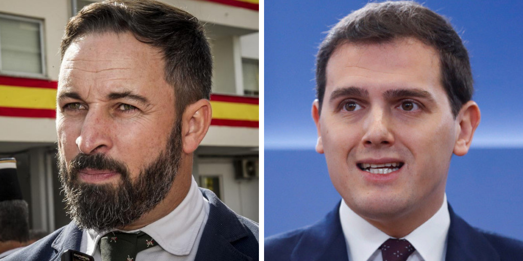 Santiago Abascal y Albert Rivera