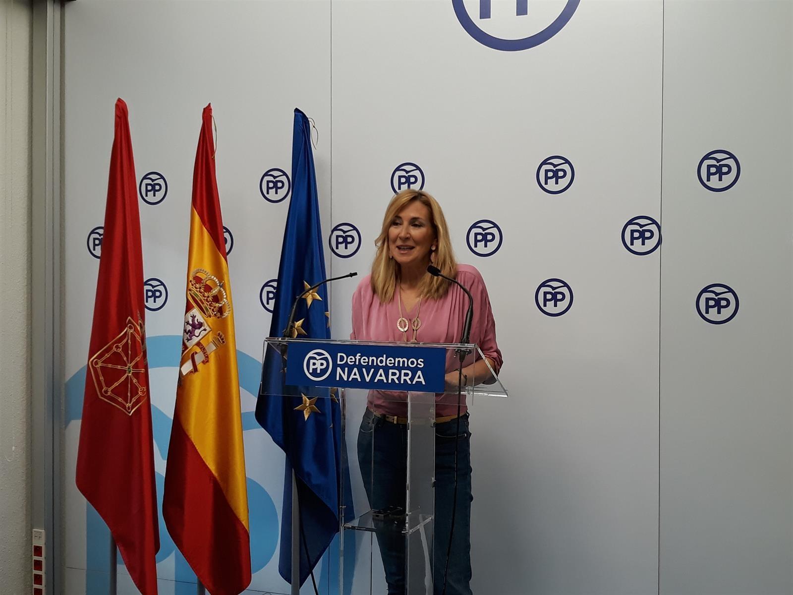 Ana Beltrán, presidenta del PP de Navarra
