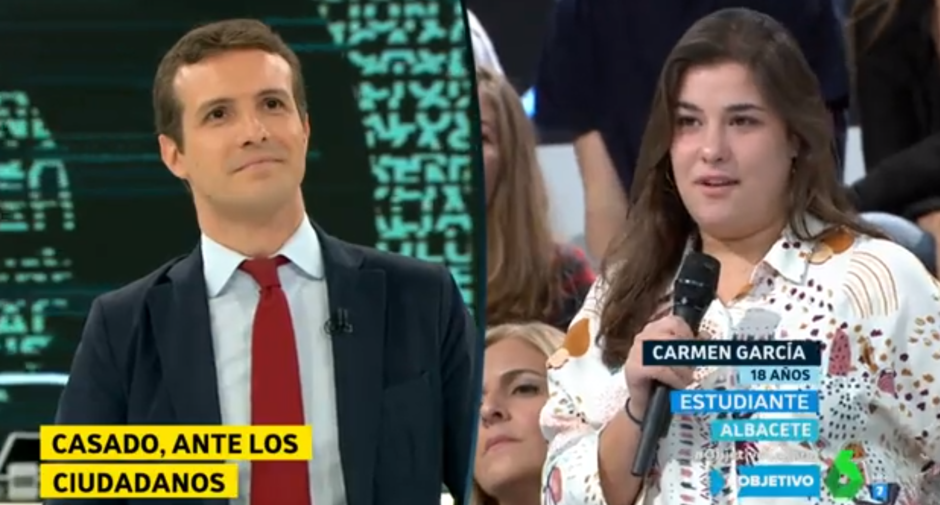 Pablo Casado en El Objetivo