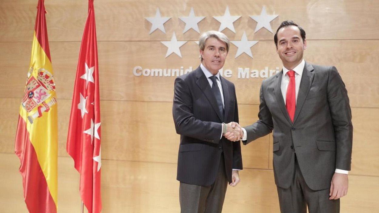 Ignacio Aguado y Ángel Garrido. Comunidad de Madrid