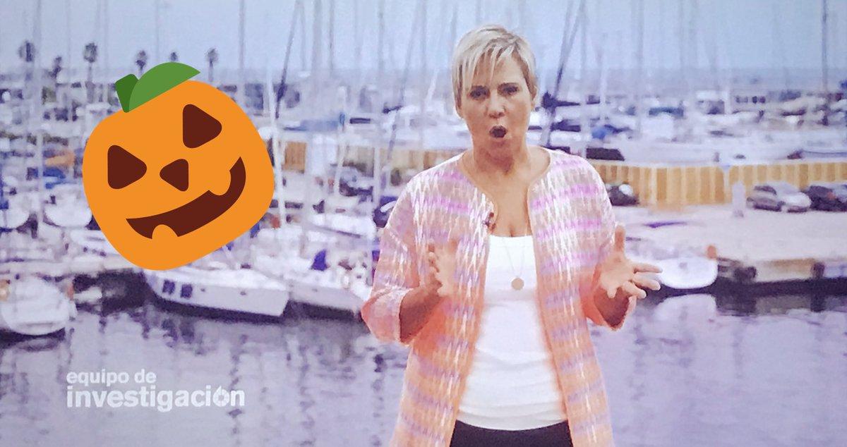 Gloria Serra durante la emisión de 'Equipo de Investigación'. Fuente: @EQInvestigacion