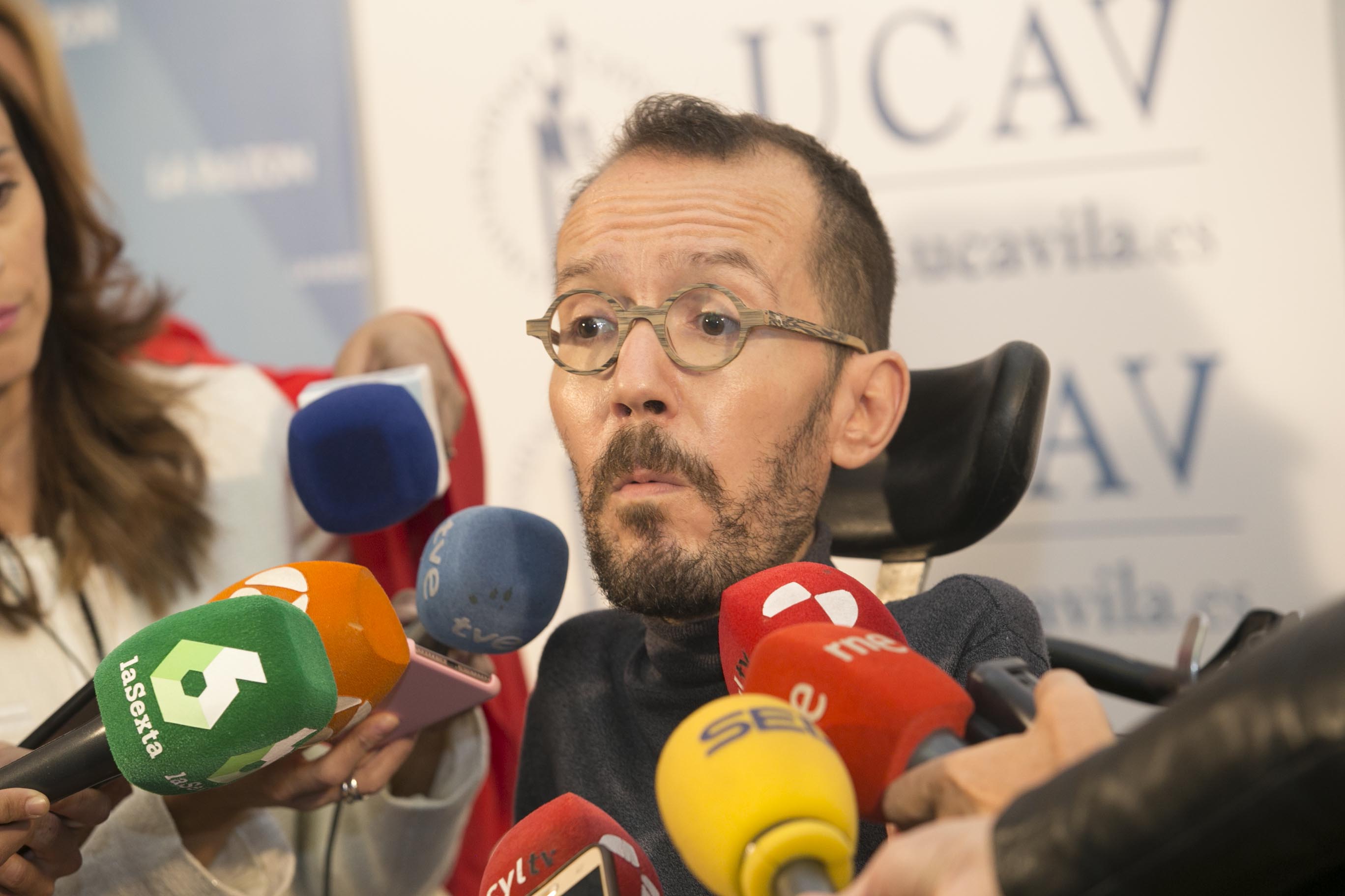 El secretario de organización de Podemos, Pablo Echenique.