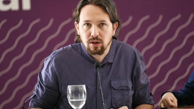 El secretario general de Podemos, Pablo Iglesias