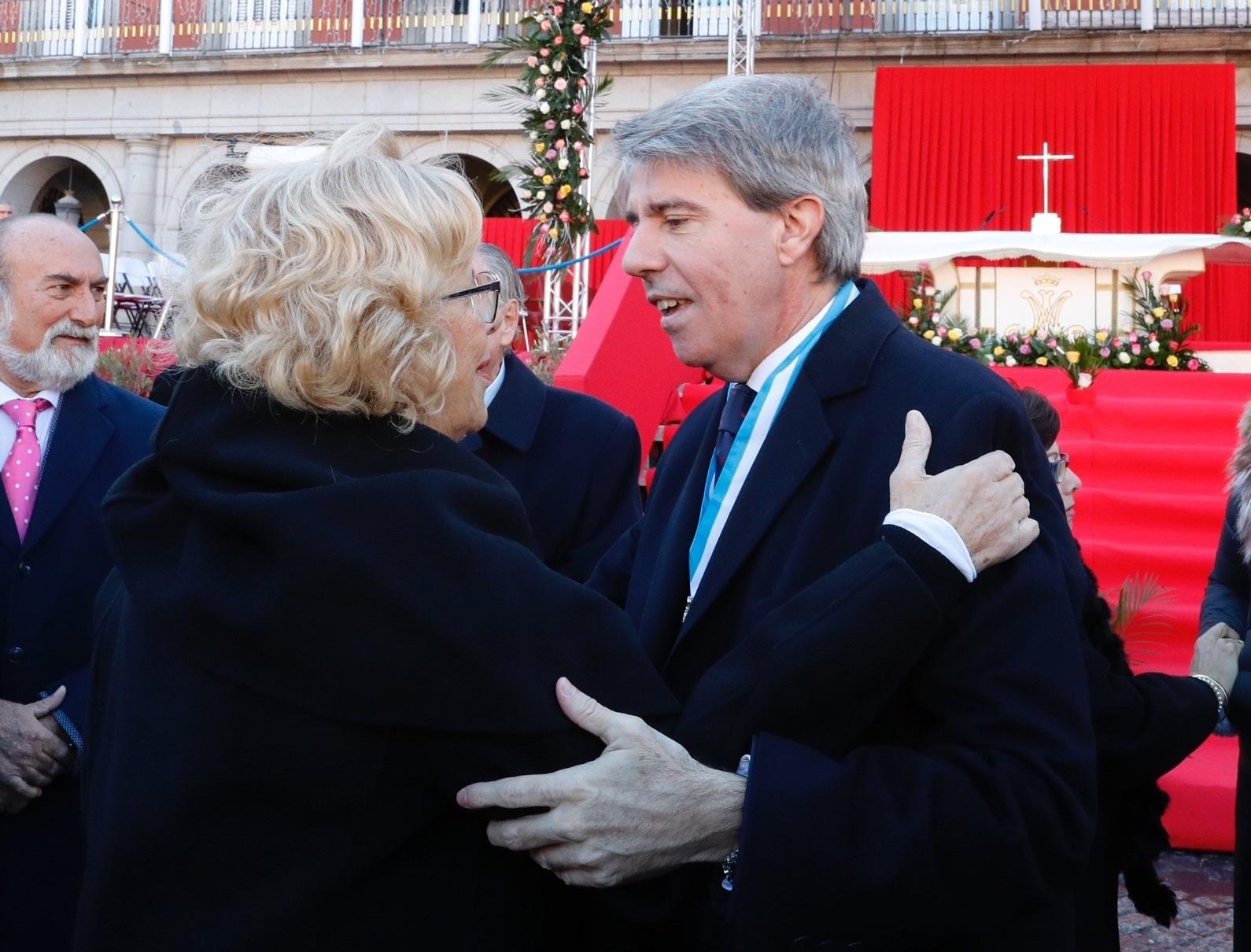 Ángel Garrido y Manuela Carmena.