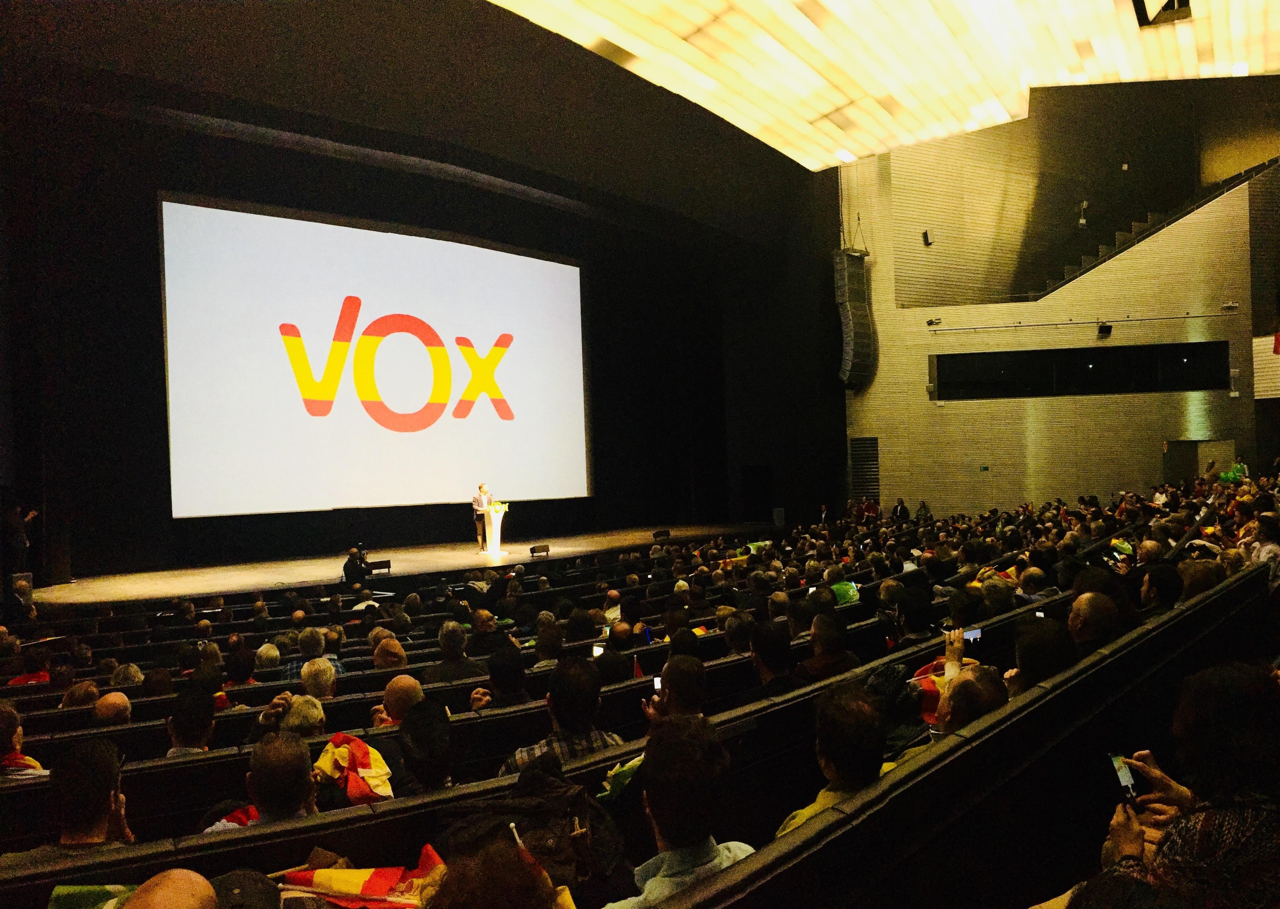 Acto de Vox en Sevilla. 