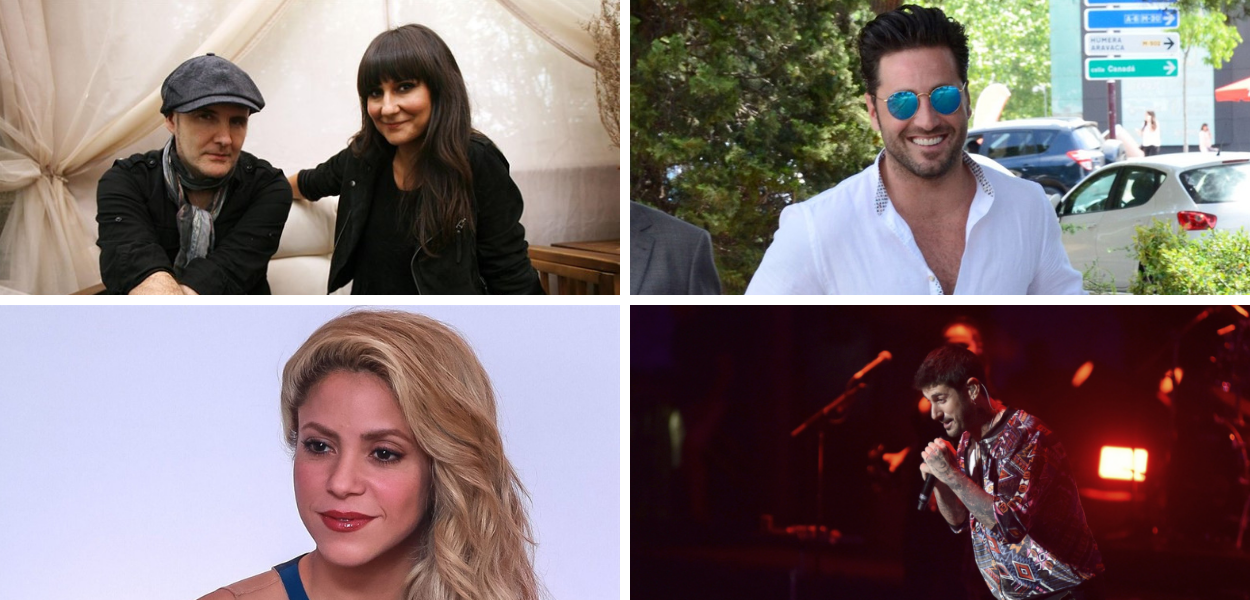 Shakira, Amaral, Melendi o Bustamante, censurados por machistas
