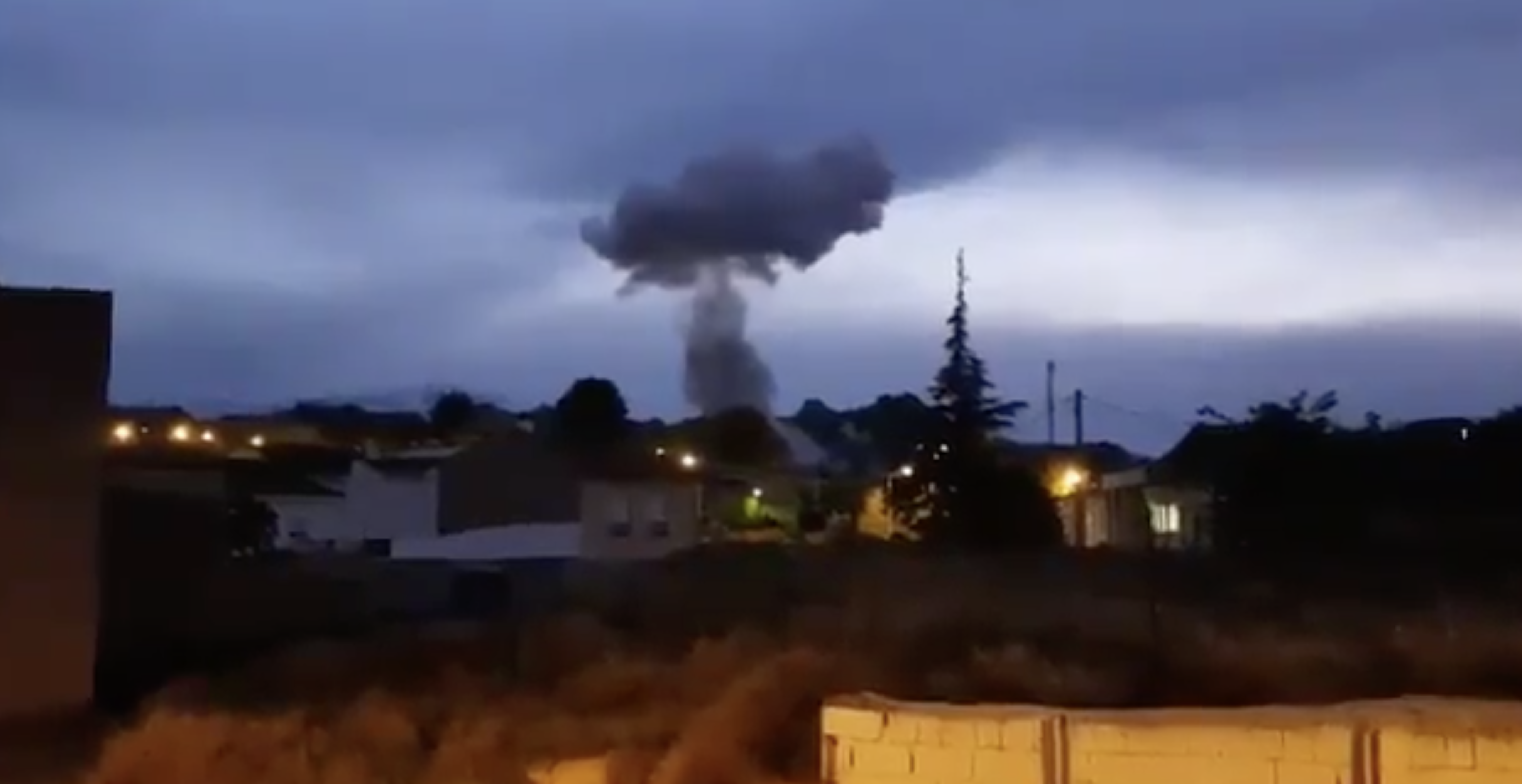 Explosión en Guadix 