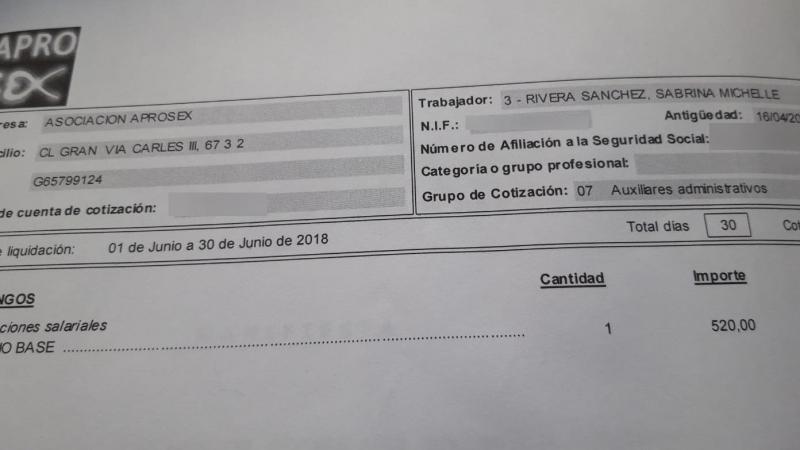 Nómina aprosex Nómina aprosex