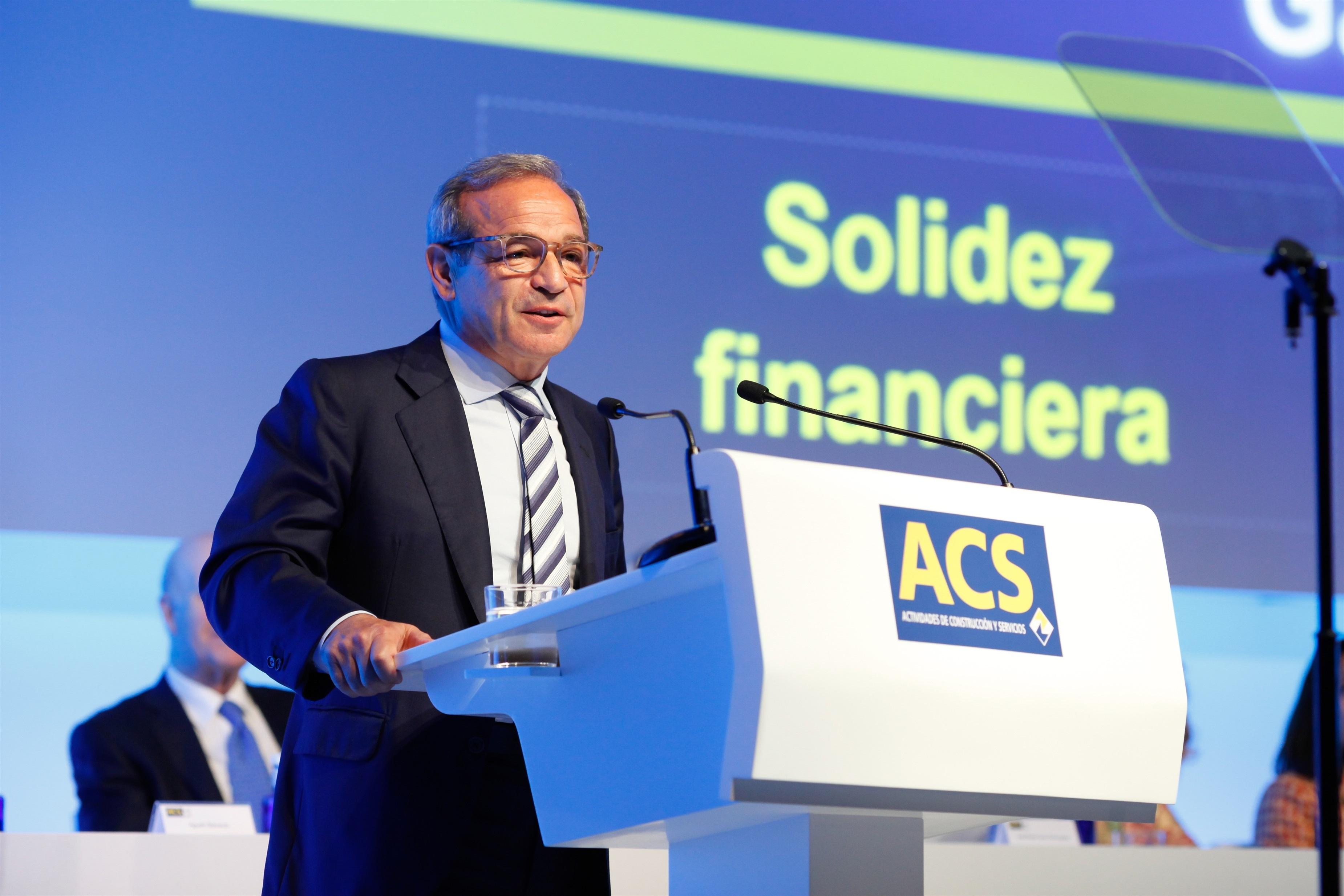 El consejero delegado de ACS y Hochtief, Marcelino Ferández Verdes