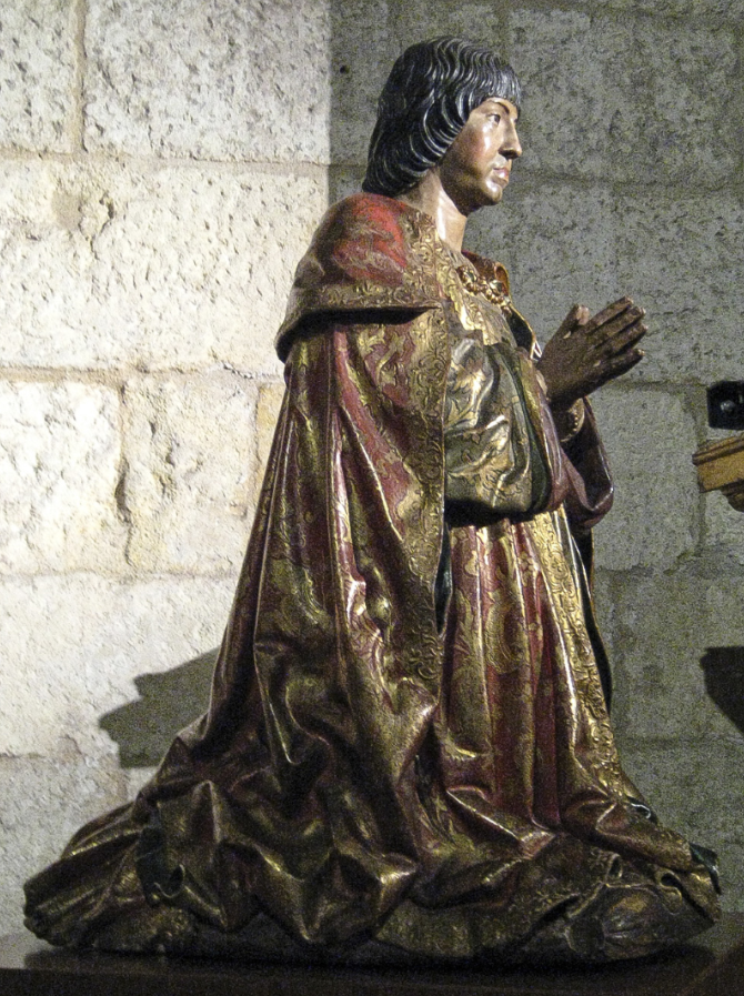 Fernando el Católico en la Catedral de Granada. (Fuente: www.barbararosillo.com) Fernando el Católico en la Catedral de Granada. (Fuente: www.barbararosillo.com)