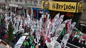 Manifestación de funcionarios de Justicia en Madrid. ElPlural.com