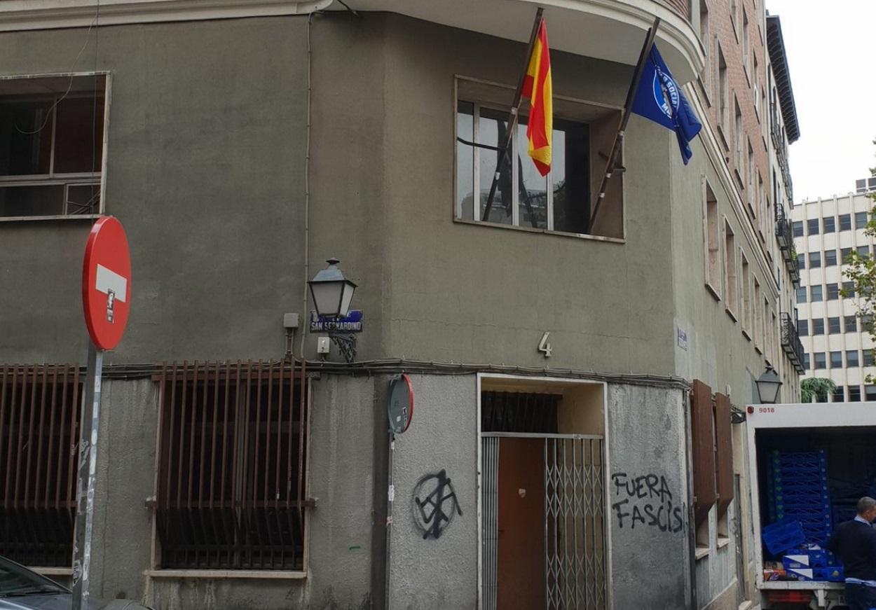 La sede de CCOO okupada por Hogar Social de Madrid