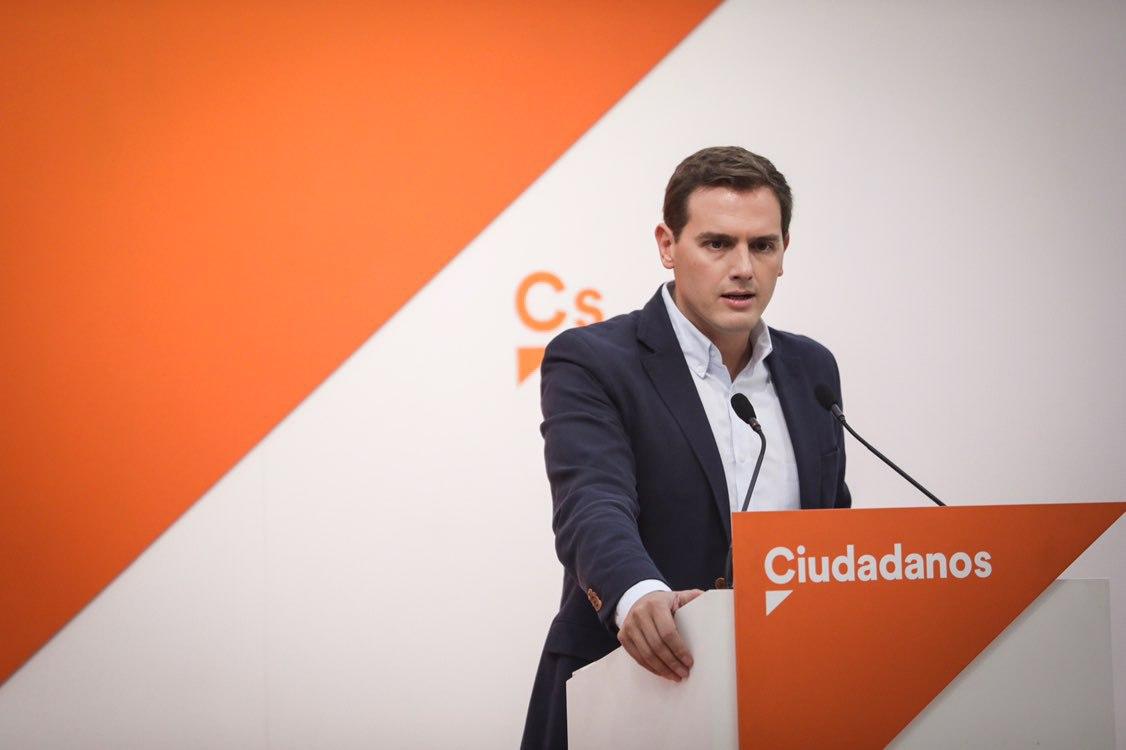 El líder de Ciudadanos, Albert Rivera