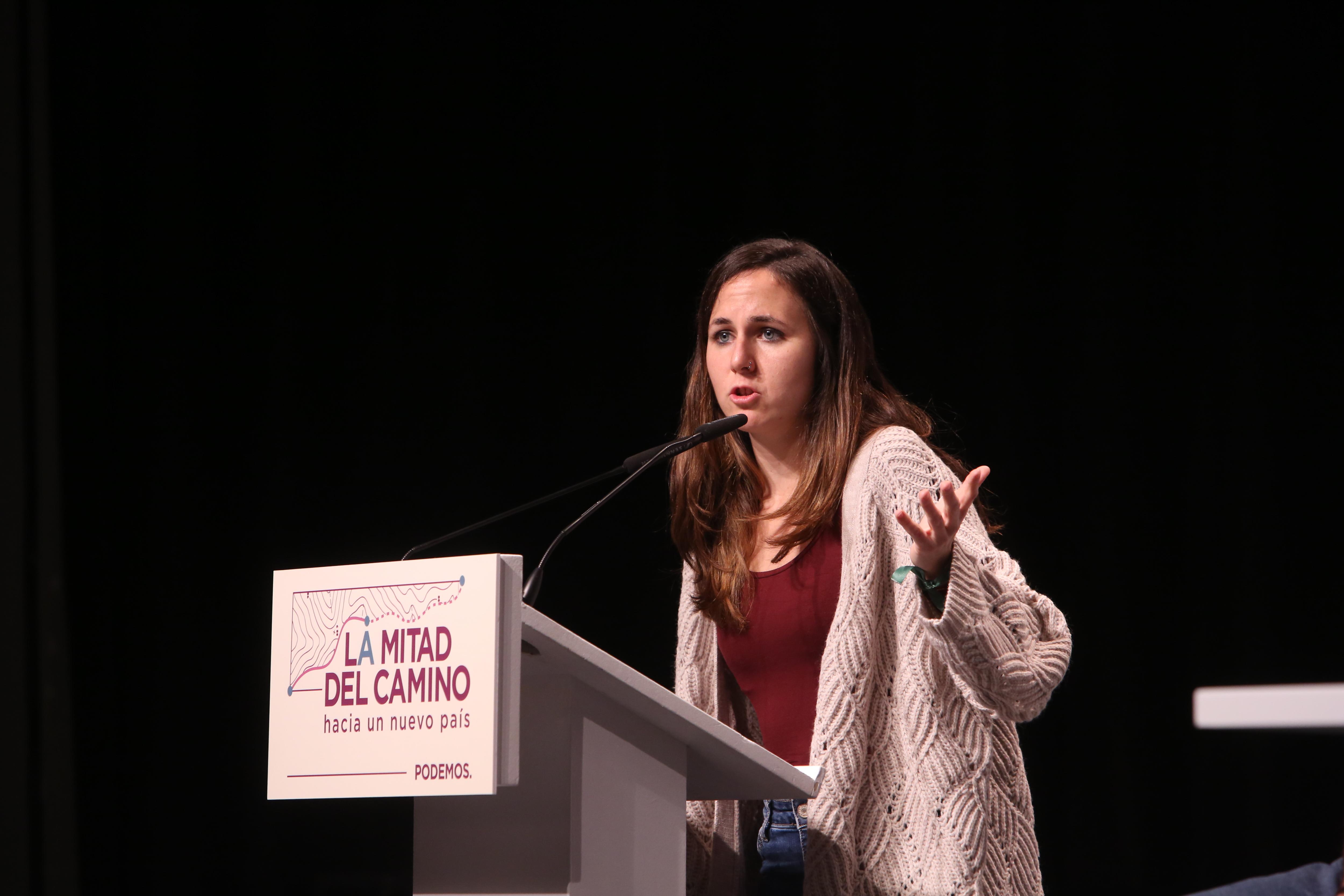  La portavoz adjunta de Unidos Podemos en el Congreso, Ione Belarra. EP