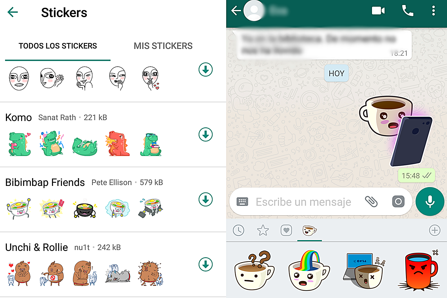 Los stickers de WhatsApp están operativos desde hace apenas un mes.