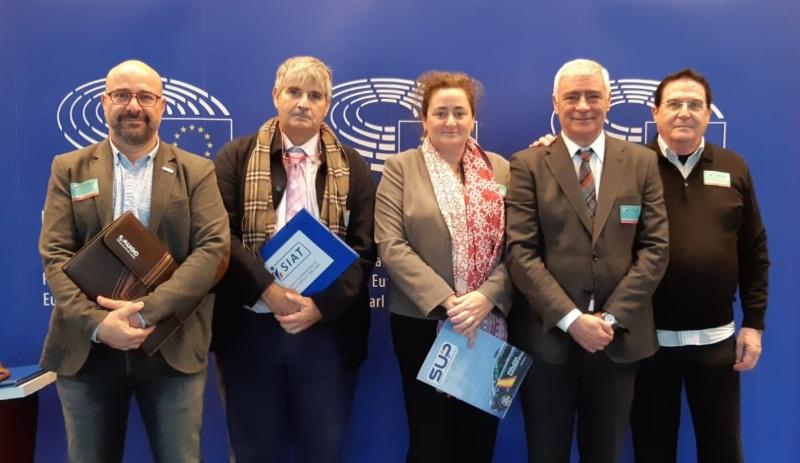 Miembros de la plataforma 'Por tu Seguridad, por la Seguridad de Todos, enBruselas Miembros de la plataforma 'Por tu Seguridad, por la Seguridad de Todos, enBruselas