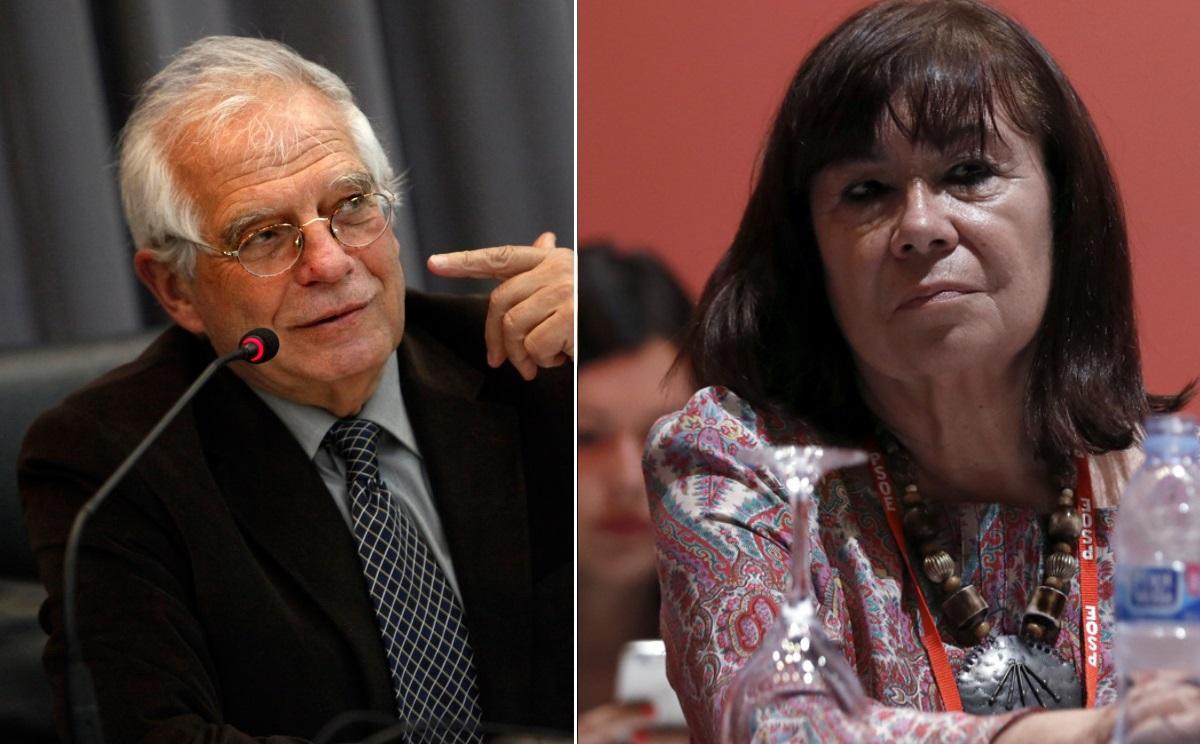 Josep Borrell y Cristina Narbona
