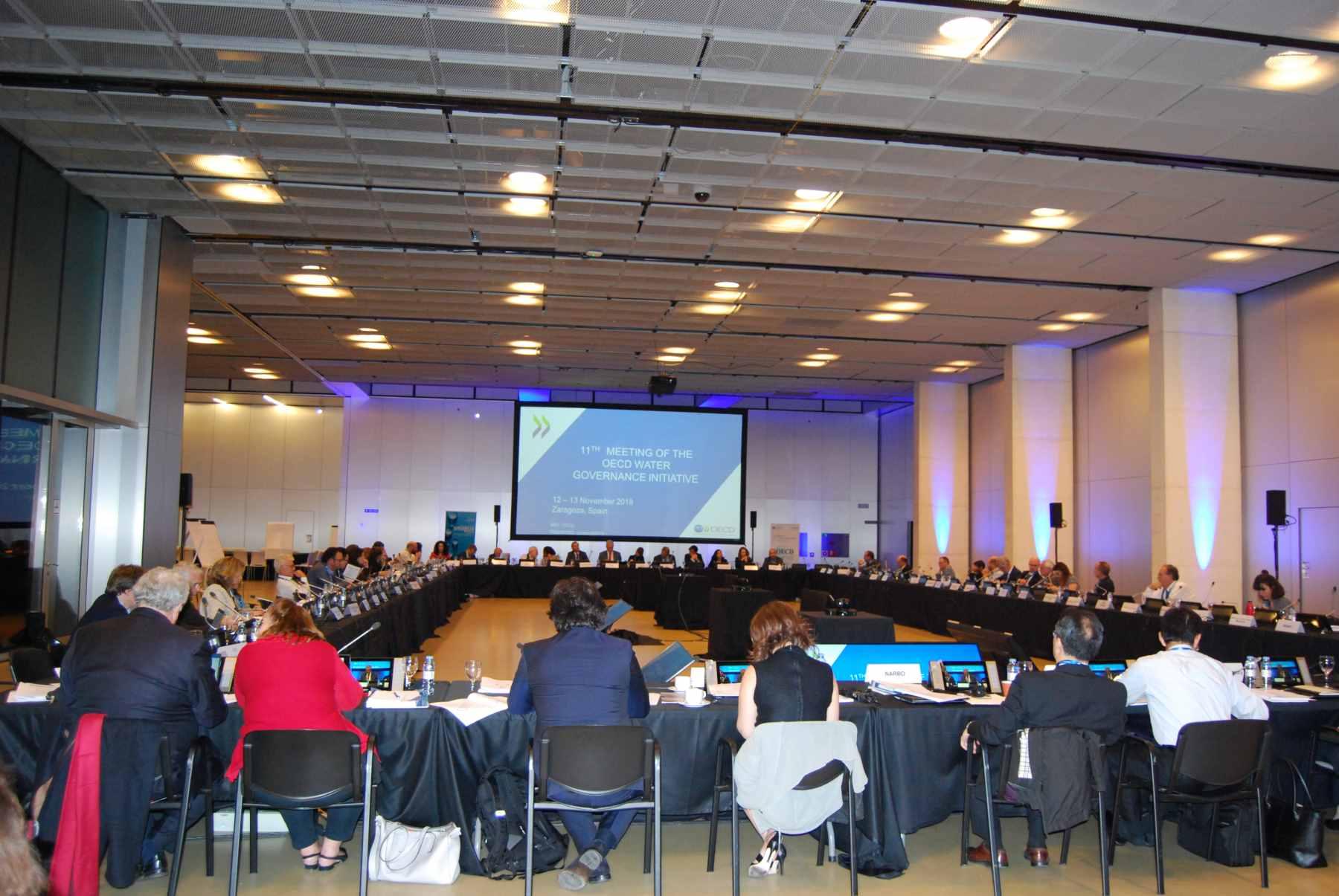 Imagen del XI Encuentro de la Iniciativa de Gobernanza del Agua, en el que participó la Fundación Aquae en Zaragoza