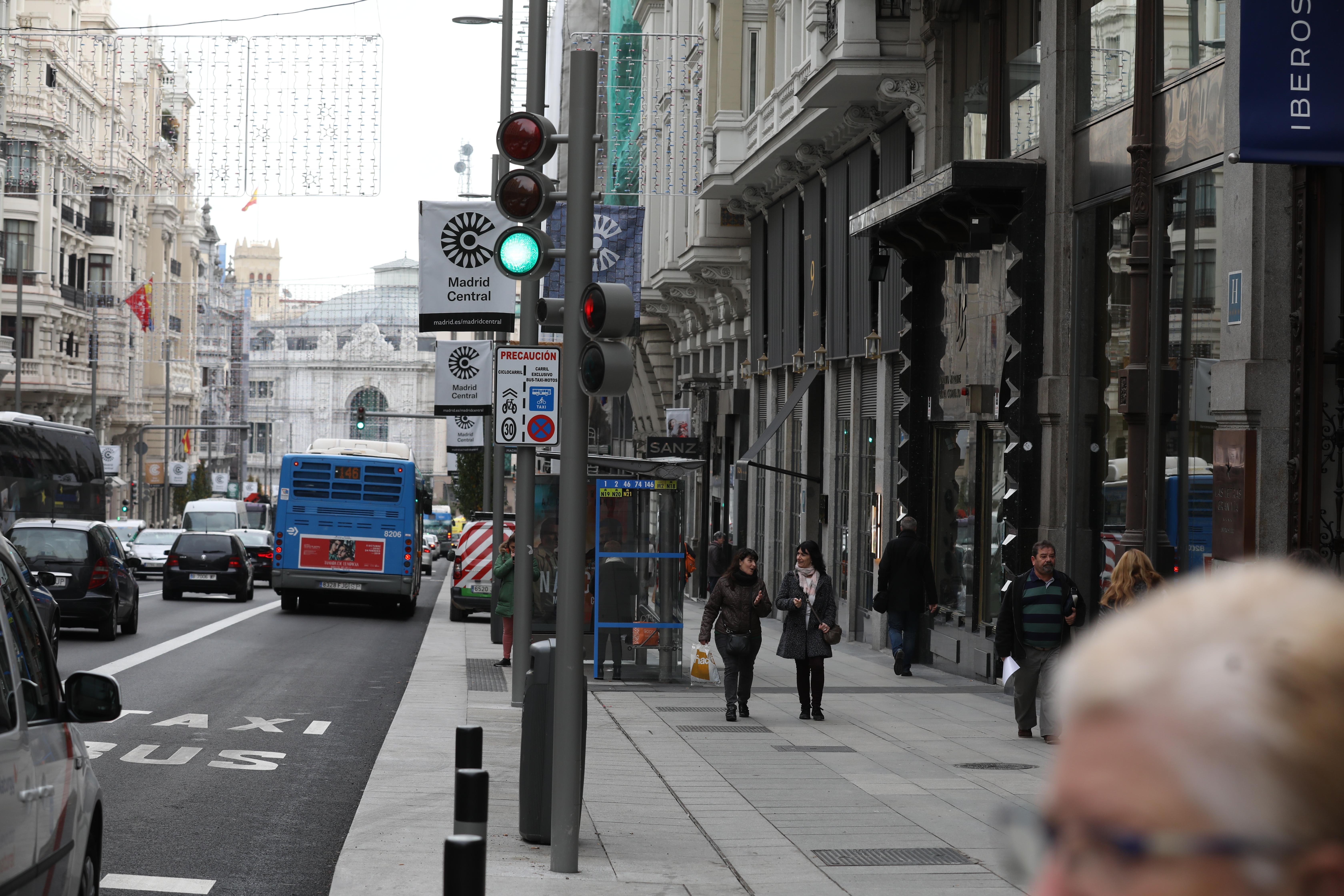Imagen de la Gran Vía. Fuente: Ayuntamiento de Madrid
