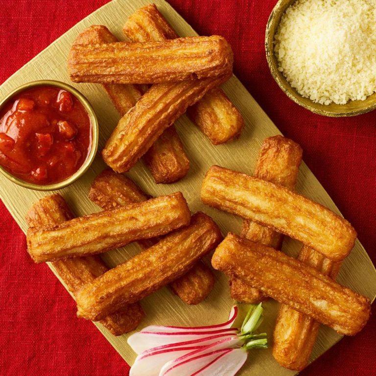 Churros comercializados por un supermercado inglés