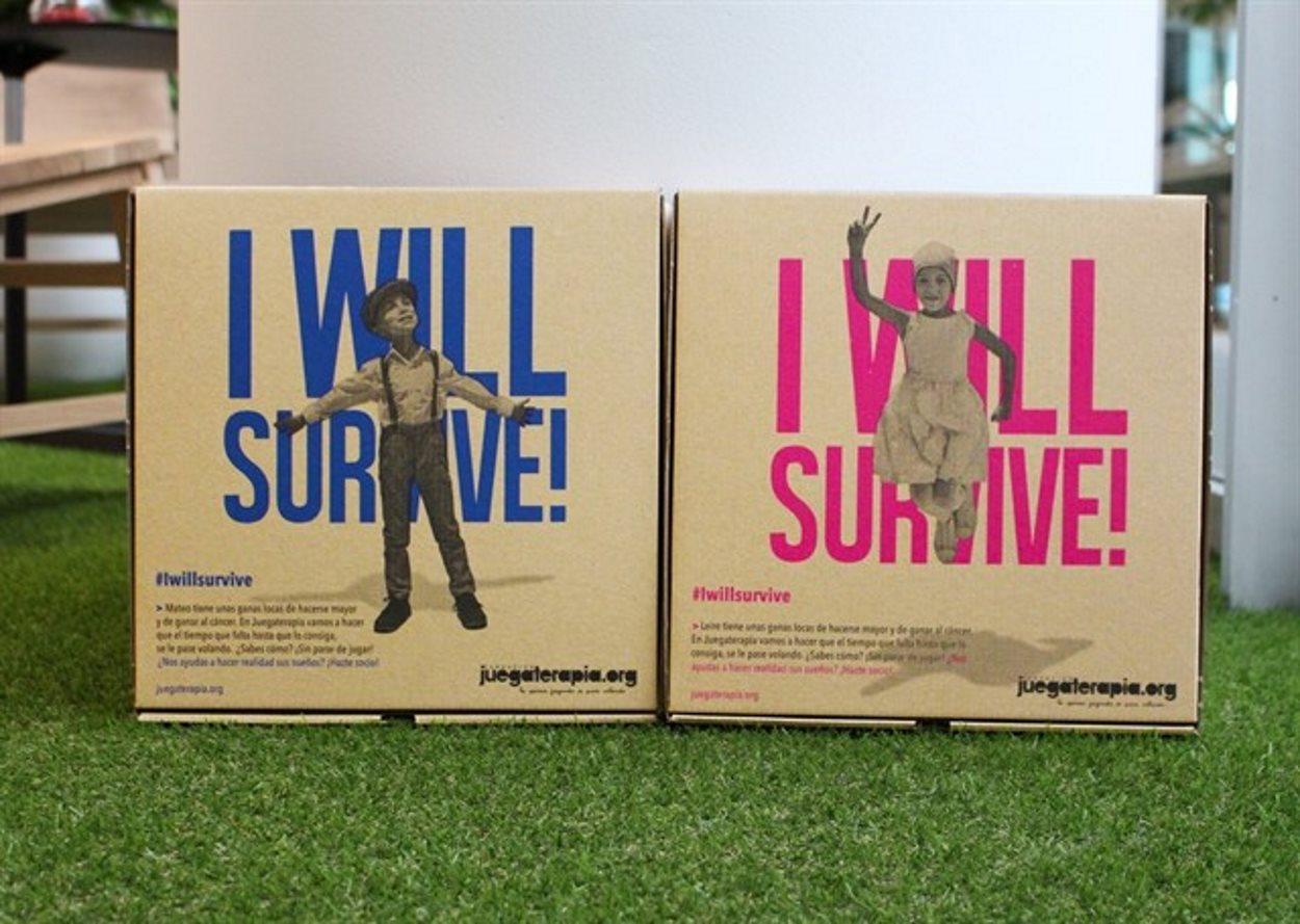 Telepizza pone sus cajas a disposición de Juegaterapia por los niños con cáncer. Telepizza