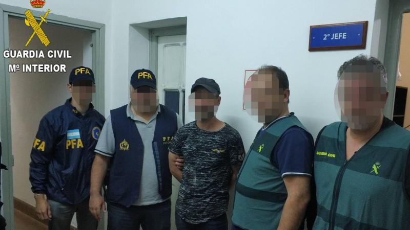 Los agentes encargados de la detención de José Luis Gallego Los agentes encargados de la detención de José Luis Gallego
