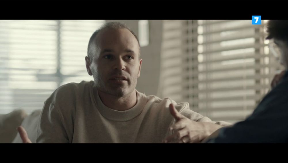 Andrés Iniesta, durante su entrevista con Jordi Évole en 'Salvados'. Archivo