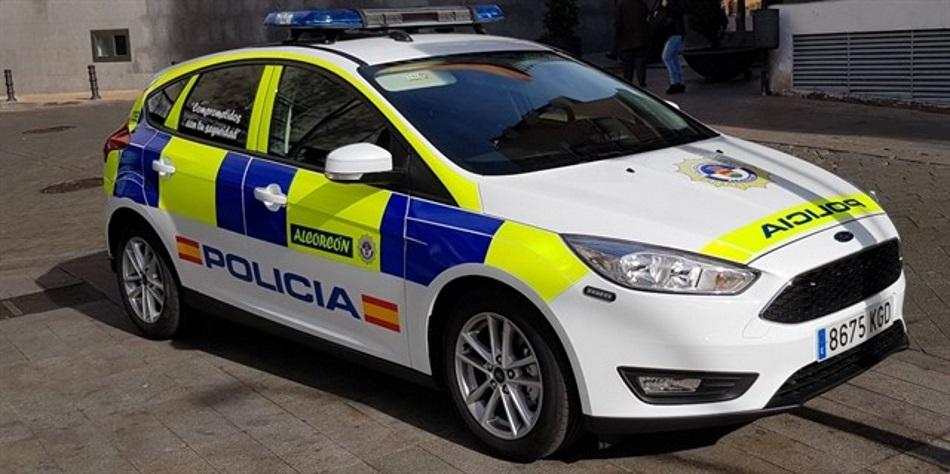 Coche policial en Alcorcón, Madrid