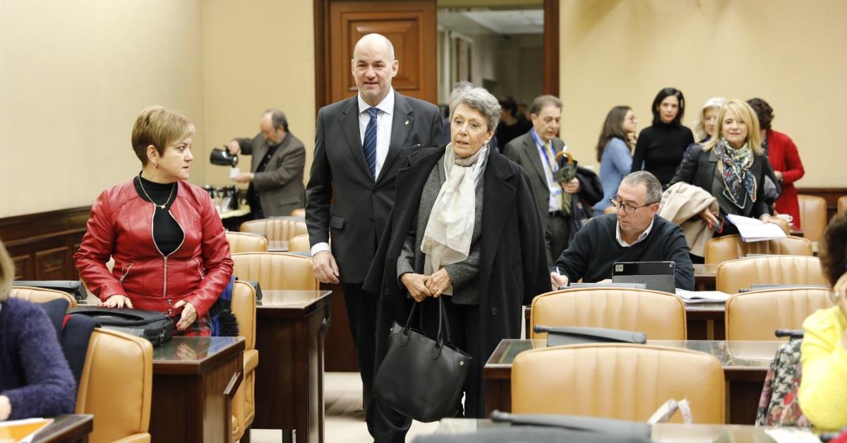 Rosa María Mateo llega a la Comisión de Control Parlamentario de RTVE. Europa Press