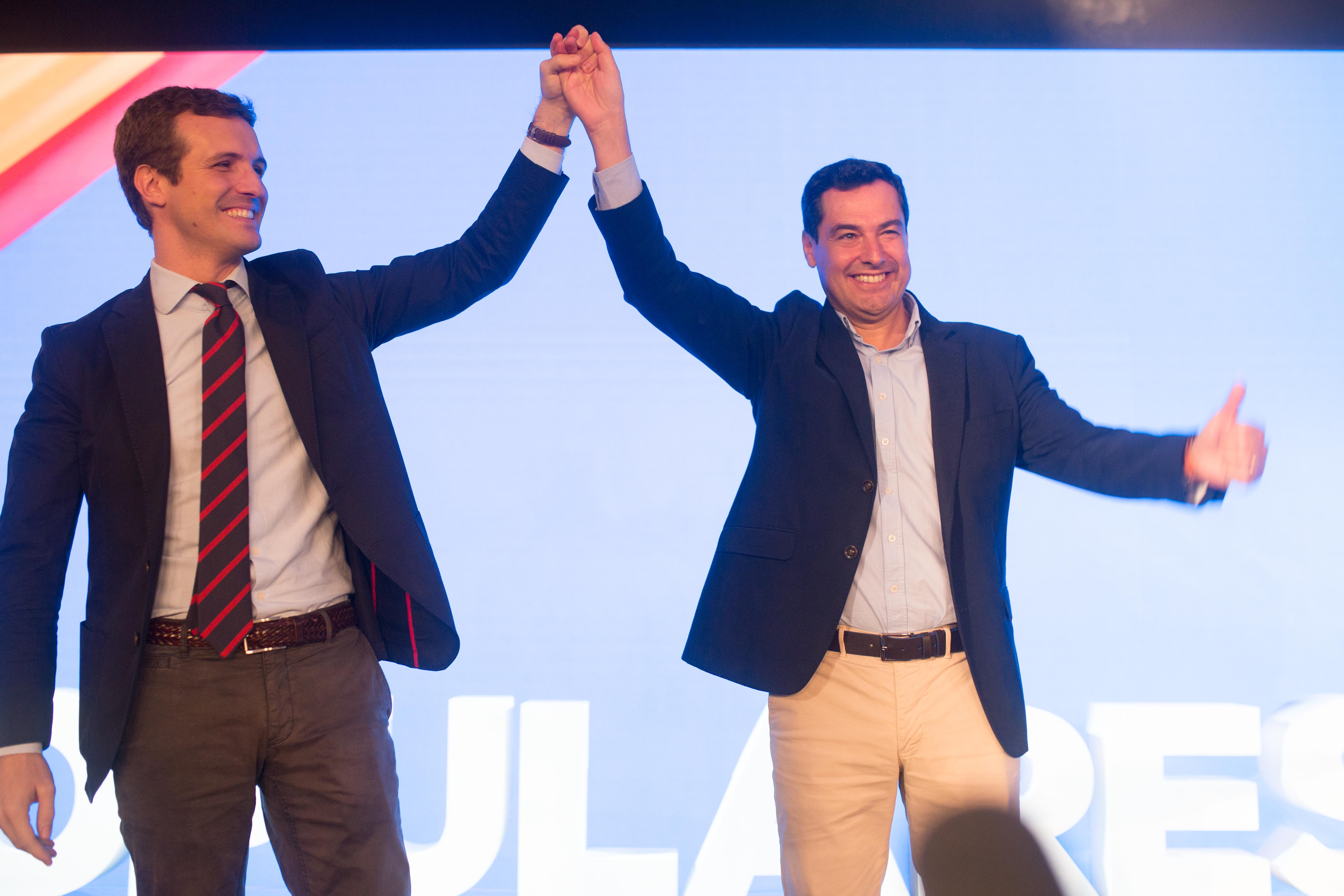 Pablo Casado y Juanma Moreno Bonilla