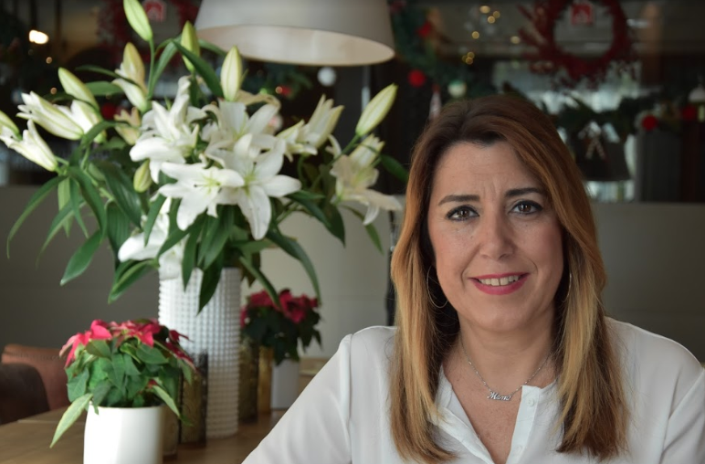 La presidenta de la Junta de Andalucía, Susana Díaz. 