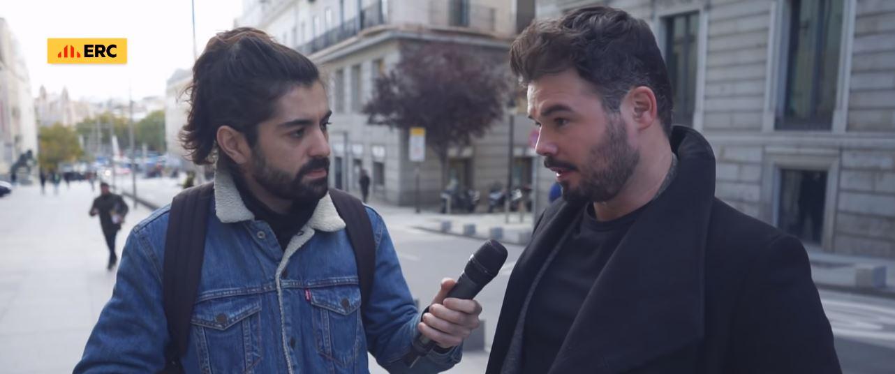 El youtouber Fortfast y el diputado Gabriel Rufián