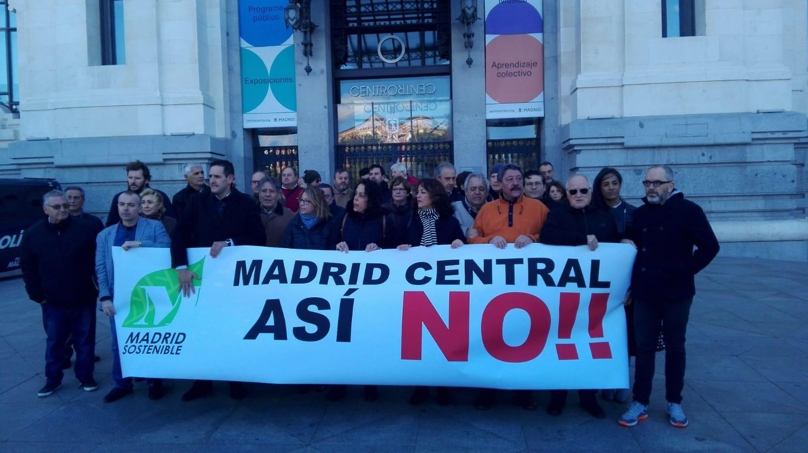 Afectados por Madrid Central emprenderán acciones de protesta para dialogar la medida y que sea coherente