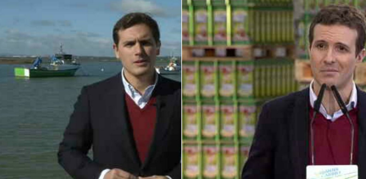 Albert Rivera y Pablo Casado.