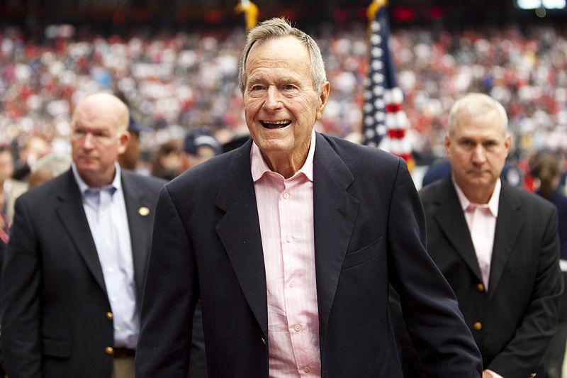 El expresidente norteamericano George H. W. Bush