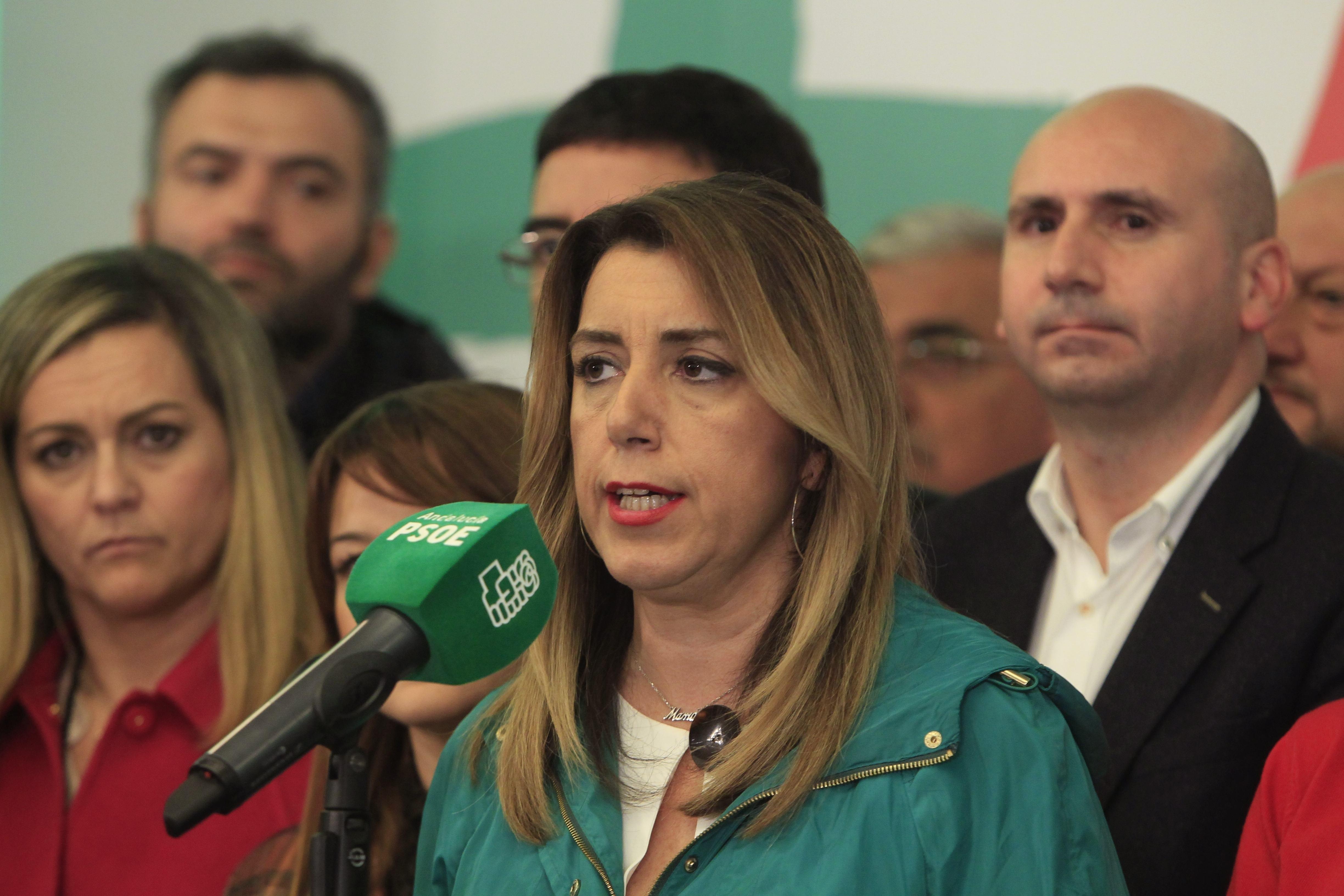 Susana Díaz, gran derrotada en la noche electoral andaluza