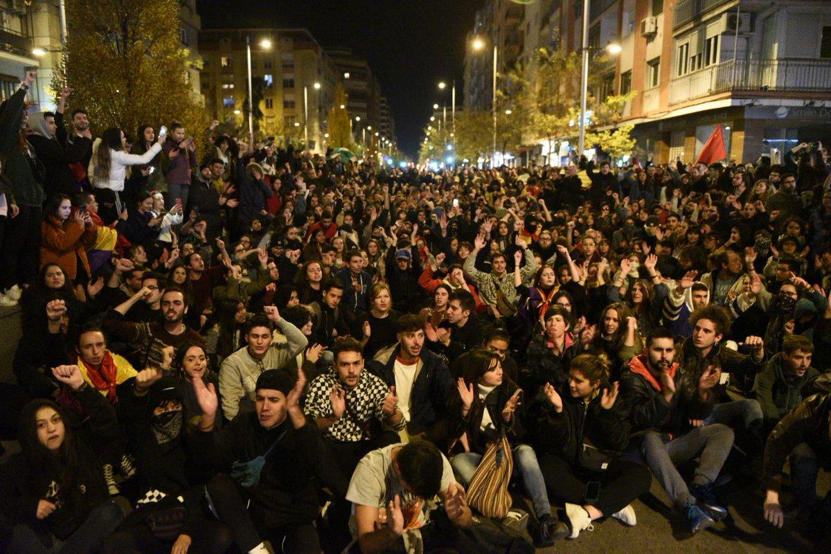 Manifestación antifascista en Granada - Policía Granada